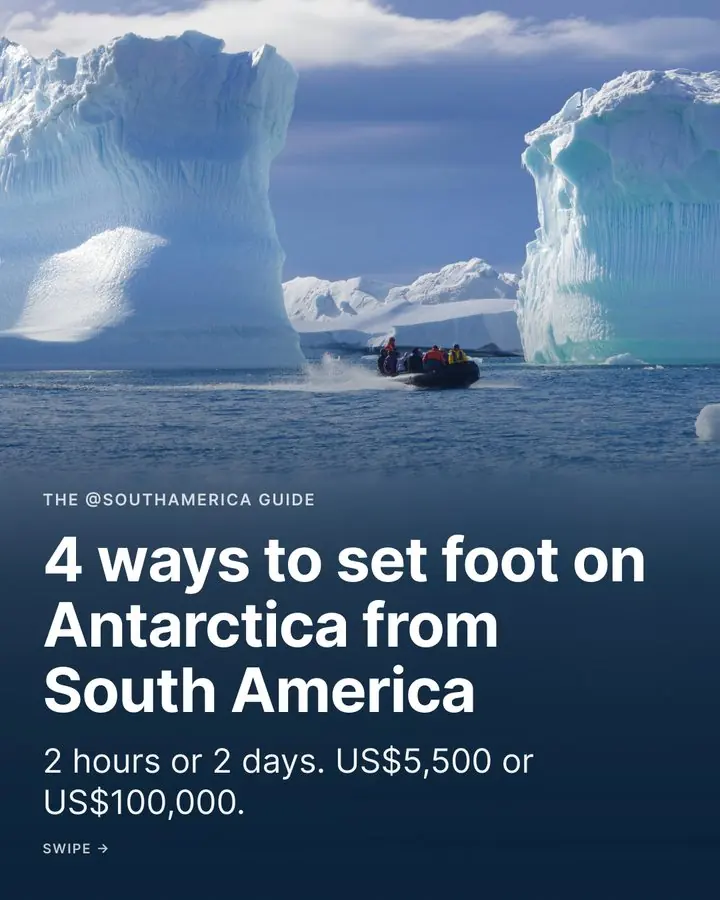 Carousel cover: 4 ways to set foot on Antarctica from South America